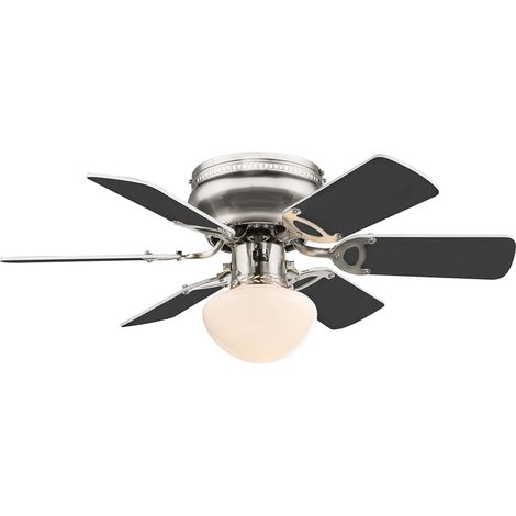 Ventilateur de plafond MDF salon refroidisseur lampe de salle à manger lampe en verre (1/5)
