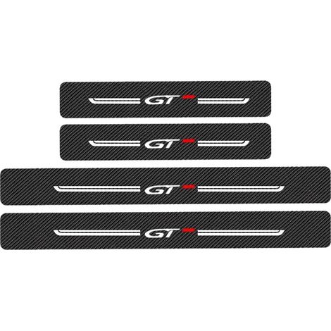 (4 pièces pour GT) Autocollants de seuil de porte anti-rayures pour Peugeot KIA GTLine GT GTi 301 2008 307 107 207 3008 308 208 206 Stinger (1/3)
