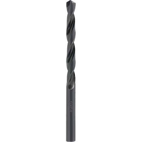 RUKO Spiralbohrer DIN 338 Typ N HSS rollgewalzt in SB-Tasche Ø 10,2 x 133 x 87 mm