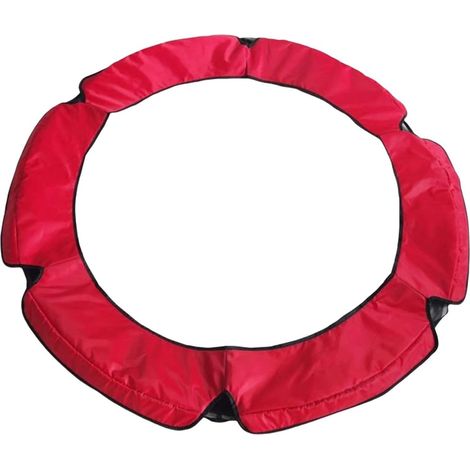 Coussin de sécurité pour trampoline, 140 cm, imperméable, protection de bord de trampoline anti-UV, pour jardin, cour, aire de jeux, parc, école, salle de sport, entraînement compétitif (1/5)