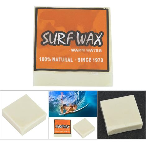 Hochwertiges Antirutschwachs für Surfen, Skimboarden und Skateboarden (orange) (1/5)