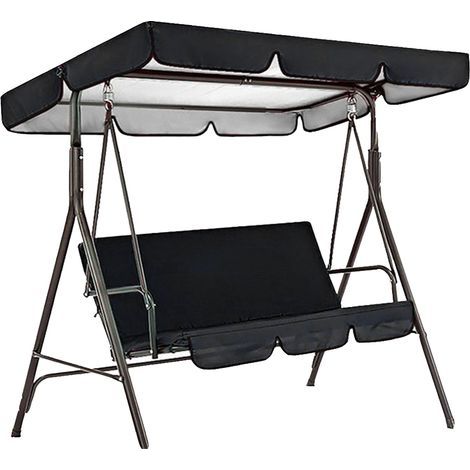 Outdoor Swing Canopy Cover Set, Oxford Cloth, Waterproof and Dustproof Sunshade, Patio Chair (1/5)