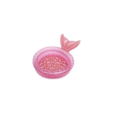 Piscines gonflables rondes pour adultes – Piscine hors-sol gonflable avec motif sirène, diamètre 150 cm, idéale pour jardin ou terrasse