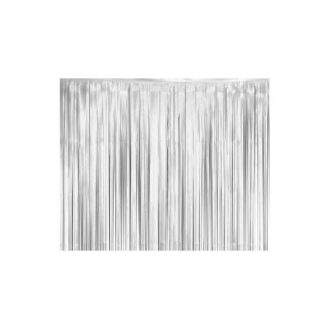 Cortina plateada mate B&C 100 x 200 cm SH-KMSR