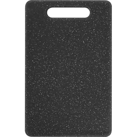 Planche à découper double face 30 x 20 cm - Planche à découper en plastique - Effet marbre - Facile à nettoyer et antibactérienne - Robuste et durable - Poignées ergonomiques - Idéale pour la découpe (1/5)