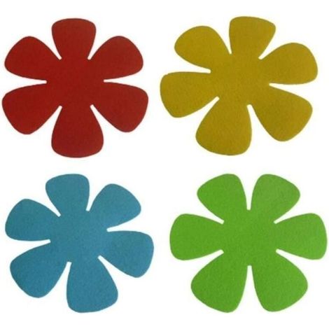 Lot de 8 protections de casseroles et poêles pour éviter les rayures séparées et pour protéger les surfaces