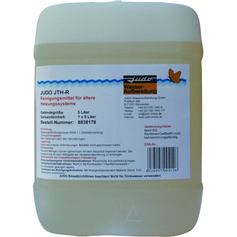 Judo Solution de nettoyage Thermodos JTH-R 8838178 5 l, pour anciens circuits de chauffage à eau chaude