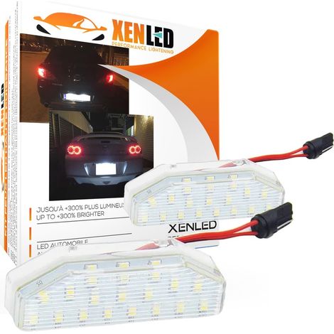 2x Éclairages plaque LED Mazda 6 (2007-2017) et RX-8 (2004-2012) - Plaque d'immatriculation LED GS1D51270D, GS1D-51-270, FF14-51 (1/5)