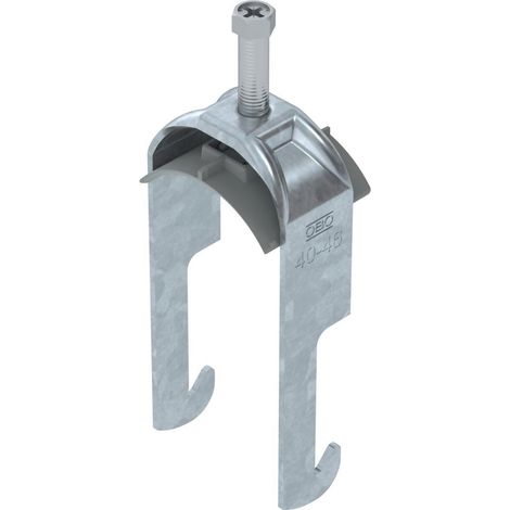 OBO Bettermann Abrazadera de estribo 2056 40-46mm Acero galvanizado en caliente, 1187738
