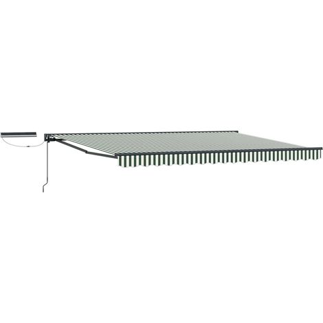 Toldo Retráctil Eléctrico Verde, , Antracita 4,5 x 3,5 m