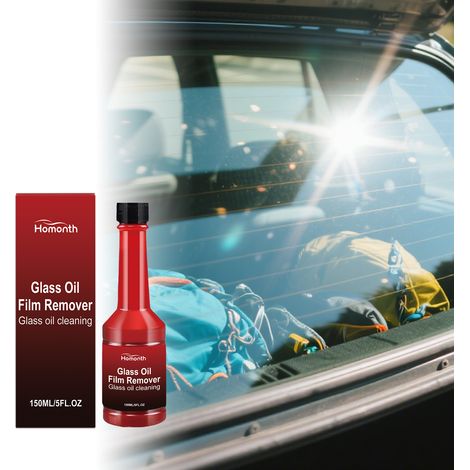 Sanfte Formel zur Entfernung von Ölfilmen von Glas, beschädigt die Materialien nicht, löst Öl- und Wasserflecken auf Glas – 150 ml -- BIEMMEDUE (1/5)