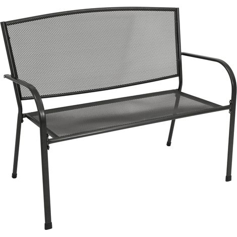 Bank CLASSIC 2-sitzer, Streckmetall anthrazit (1/3)