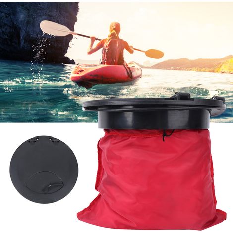Couvercle d'accès ABS étanche pour compartiment de bateau, accessoire nautique durable pour canoë et barque de pêche. (1/5)