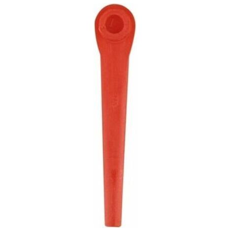 Lot de 100 Lames en Plastique compatibles avec Coupe-Bordure Gardena, Lames de Rechange pour Coupe-Bordures Gardena et Coupe-Bordures sans Fil,,rouge--TRIMEC (1/4)