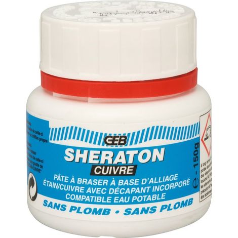 Geb Pâte à braser incolore pour plomberie cuivre