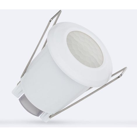 Sensor de Movimiento Empotrable PIR 360° Blanco
