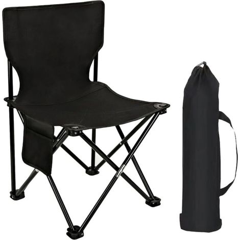 Chaise de camping pliante ultralégère pour la pêche, la randonnée, le pique nique, le camping, les voyages, la plage, la pêche, la pelouse (1/5)