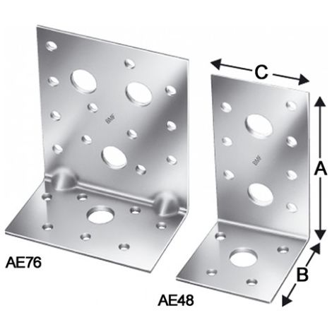Connecteur d'angle AE76 SST (Par 100)