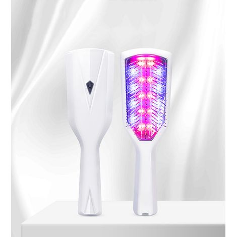 Brosse de massage pour la tête, humide et sec, thérapie par la lumière, masseur électrique du cuir chevelu, améliore la qualité des cheveux pour soulager la douleur (1/5)