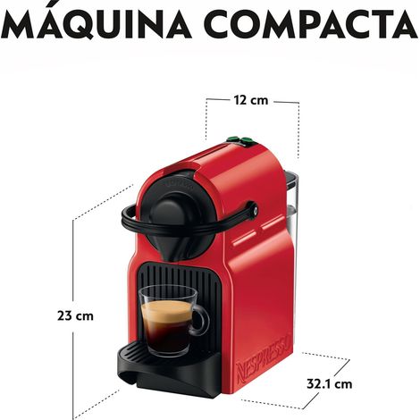 Krups Nespresso Inissia Máquina de café roja 0,7 L