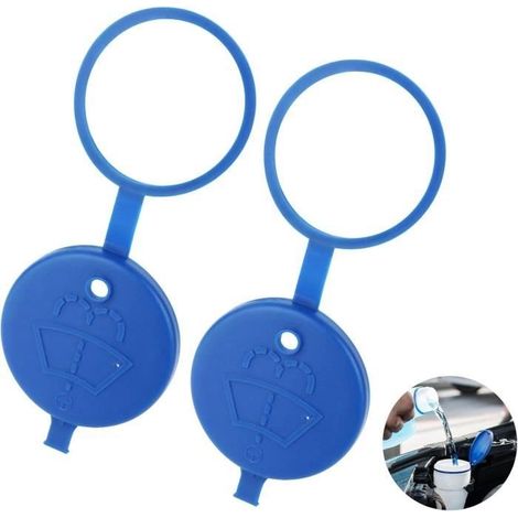 Deckel für Scheibenwaschflüssigkeitsbehälter, 2 Stück, Deckel für Scheibenwaschflüssigkeitsbehälter, gefüllt mit Flüssigkeit, Schlauchverschluss (1/4)