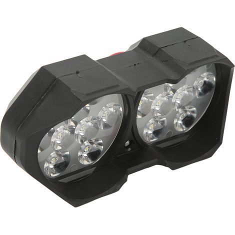 Lampe LED Universelle pour Vélo Électrique 12V‑100V, Double Phare pour Customisation de Bicyclette