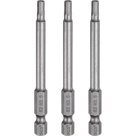 3Pcs H3.5 Embout de Tournevis 3.5mm Métrique Pointe Plate (1/5)