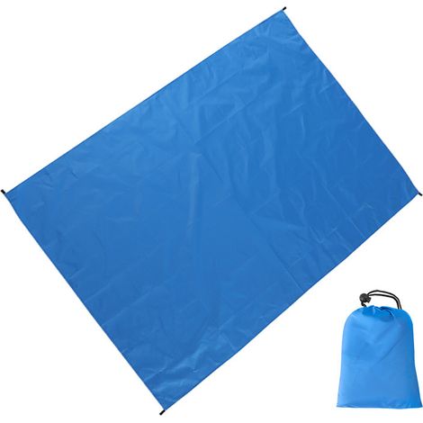 Revêtement bleu argenté, très étanche, 230210CM, sans accessoires. Tente de plage multifonctionnelle, imperméable et protectrice contre le soleil, avec camouflage extérieur, tente portable pour les s (1/5)