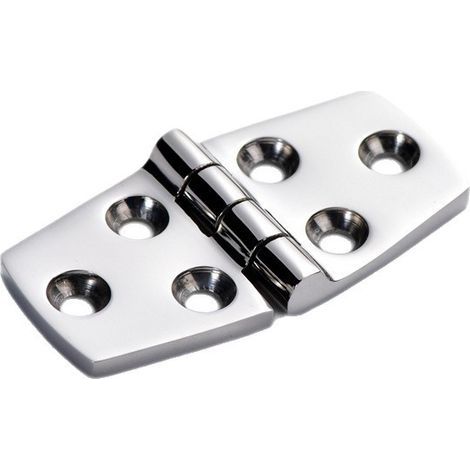 Marine hinge made of 316 stainless steel – 102 x 38 mm – 180° rotation – Suitable for marine and industrial applications (1/5)