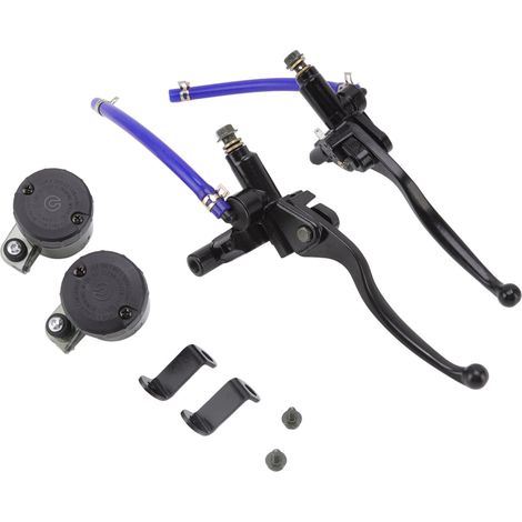 paire de maîtres-cylindres de frein et leviers d'embrayage avec réservoir, accessoires de rechange pour moto Suzuki (1/5)