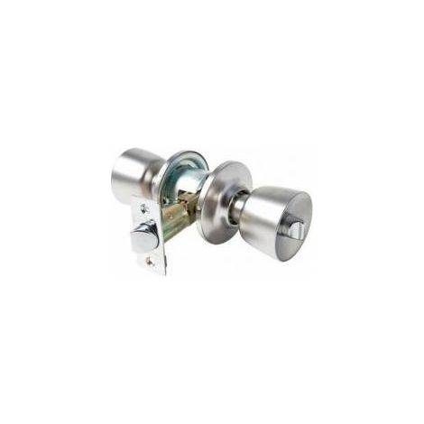 SURETE TUBULAIRE V6500 BOUT.STANDAR AXE 80MM ACIER INOX.SATINE (1/3)