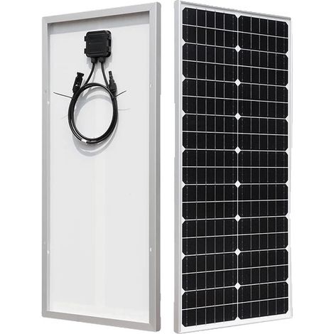 Panneau Solaire, Monocristallin, Design Durable, 19.8V 50W (1/2)