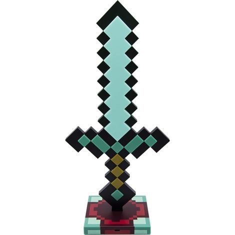 Diamond Sword 14-Zoll USB-LED-Tischnachtleuchte – Dekorativ, unterhaltsam, sicher und ideal, um eine warme Atmosphäre im Bett zu schaffen. (1/5)