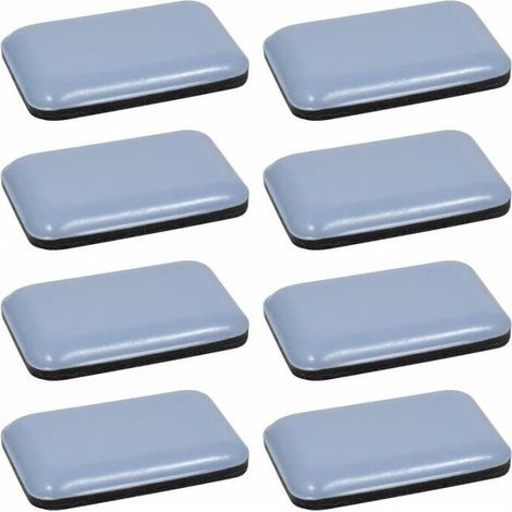 8x Téflon PTFE autoadesivo retangolare 35 x 25 mm Pattino en téflon Protection pour pavimenti Parquet Gambe di sedie Mobili (1/4)