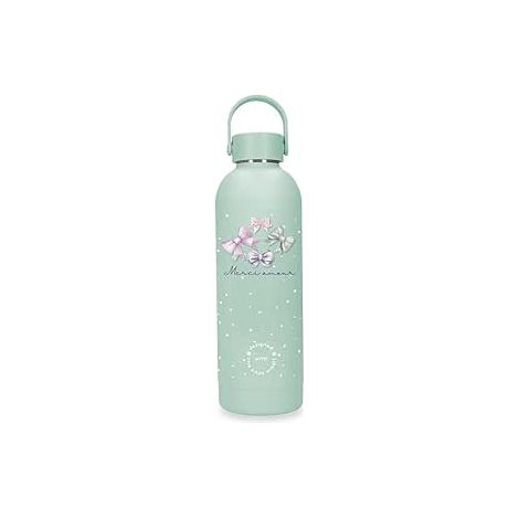 Botella de Acero Inoxidable Verde Enso Magical Merci Amour 500ml 7x23cms