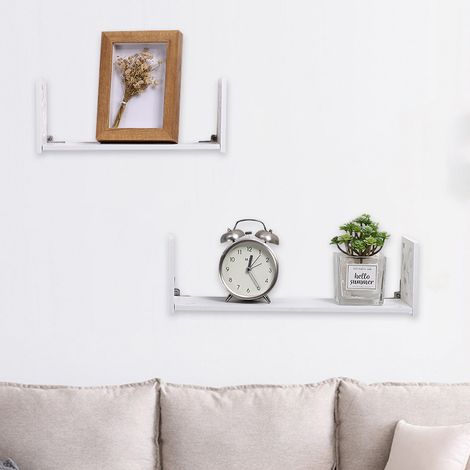 Set of 2 Wall Mounted Display Shelf (1/5)