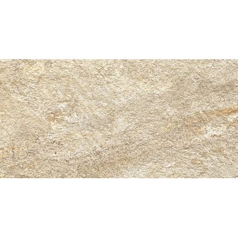 Carrelage effet Pierre Quartzite Gris Beige 60x30x0,9 cm Mat Salvero - Sol et mur intérieur (vendu par carton de 1,26 m²) - RO'MA CARRELAGE