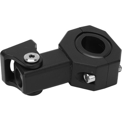 Support de fixation pour projecteur, réglable de 17 à 33 mm, pivotant à 360°, pour pare-chocs de motos, voitures, camions et tracteurs. (1/5)