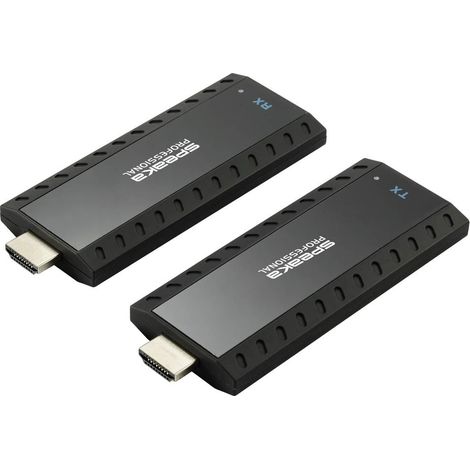 SpeaKa Professional HDMI ™ Kit trasmissione segnali HDMI senza fili su rete domestica (protocollo IP) 30 m (1/5)