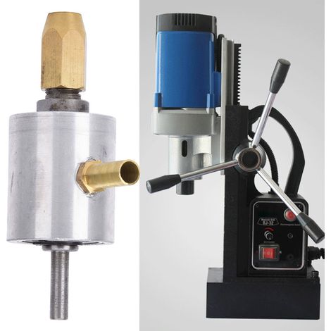 Adaptateur de mandrin de perçage pour buse d'arrosage, raccords en acier tungstène pour alésoir, diamètre de tige 6 mm, diamètre de mandrin 6 mm (1/5)