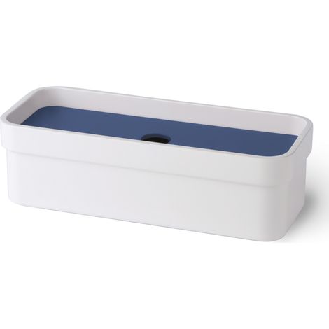 Lineabeta - Aufbewahrungsbox mit mattblauem Deckel (1/2)
