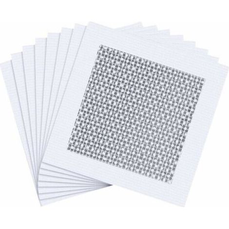 Lot de 8 patchs de réparation muraux en fibre de verre pour cloison sèche - Pour couvrir les fissures et les trous sur les clôtures en vinyle - Patchs autocollants en aluminium (1/5)