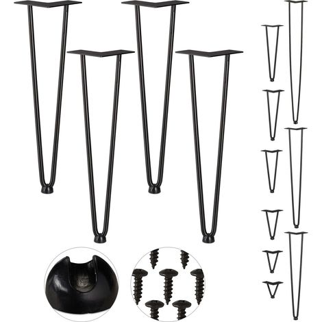 Set di 4 forcine per gambe per mobili