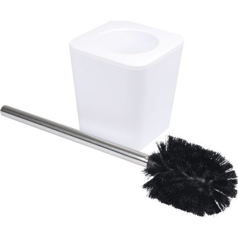 Brosse WC Soft Touch "Vitamine" 39cm Blanc