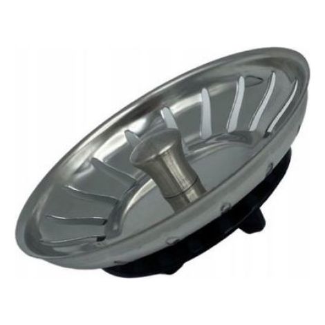 Panier De Bouchon De Passage Pour Évier - 3 Broches - Diamètre 80 Mm - Hauteur 30 Mm Avec Joint Caoutchouc - 1 Pièce (1/5)