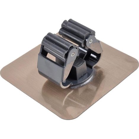 Accroche Balai "Repositionnable" Anthracite