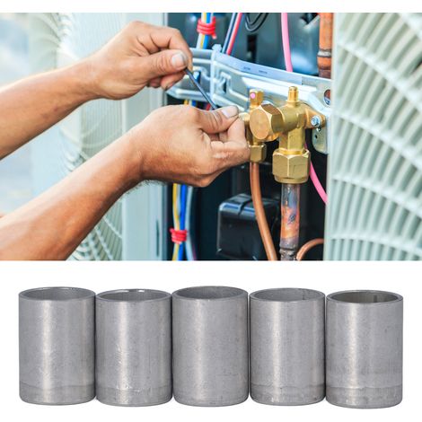 Dickwandiger Aluminiumring für Kfz-Klimaanlagenschläuche, mit Aluminium-Montagekappe (verkauft in 20er-Packungen) R12 1/2 Zoll (Referenz: LR-FT067B) (1/5)