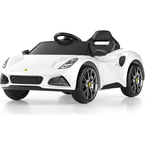 Macchina Elettrica per Bambini Licenza Ufficiale Lotus Emira 12V 4,5Ah Bianco