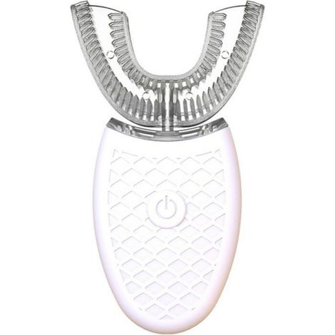 Brosse À Dents Électrique - Silicone Alimentaire - 10000 Tr/Min - Nettoyage Mains Libres U-Shape - 3 Modes - 1 Pièce (1/5)