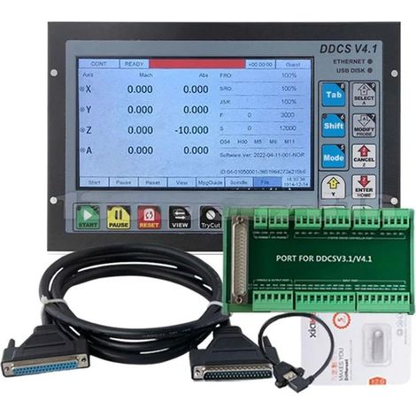 DDCS V4.1 3/4 Axis Independent Offline Controller Machine Tool Engraving and Milling CNC Motion Control System(3 Axis) (1/5)